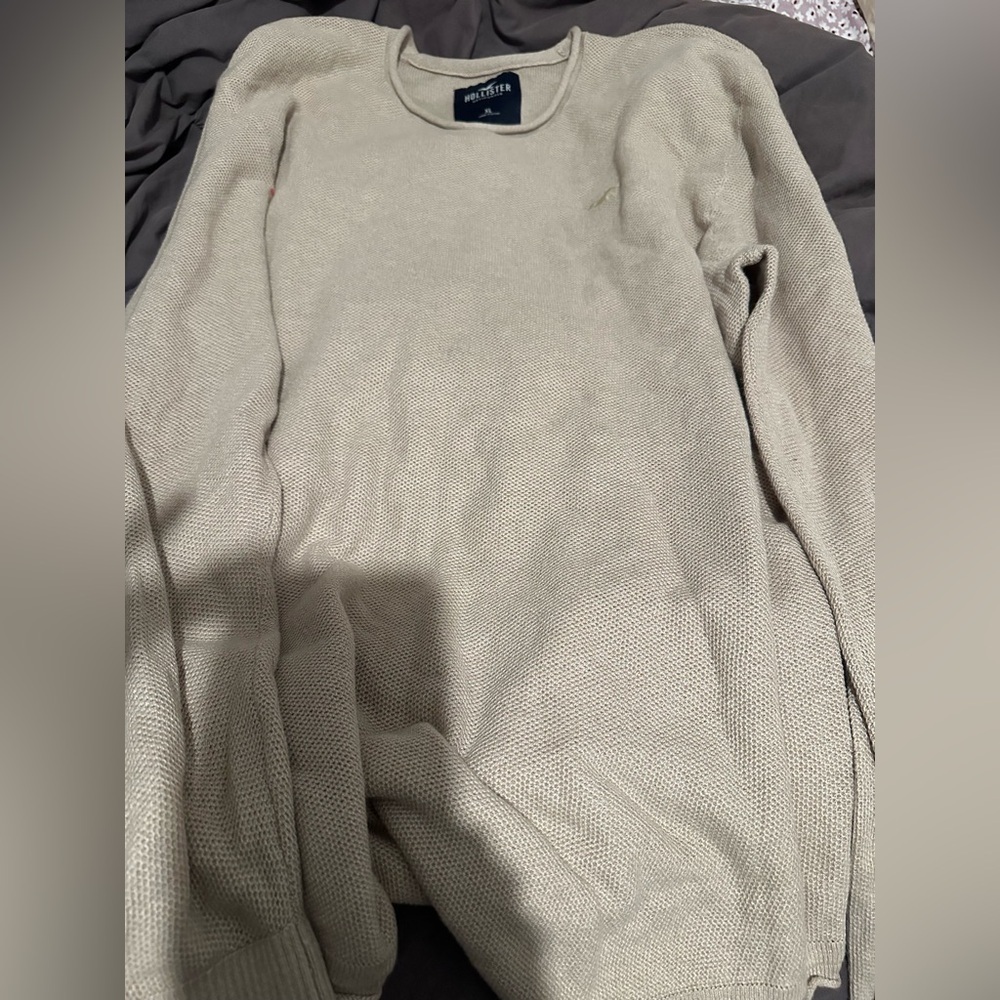 Vintage brown hollister mens long sleeve top size XL